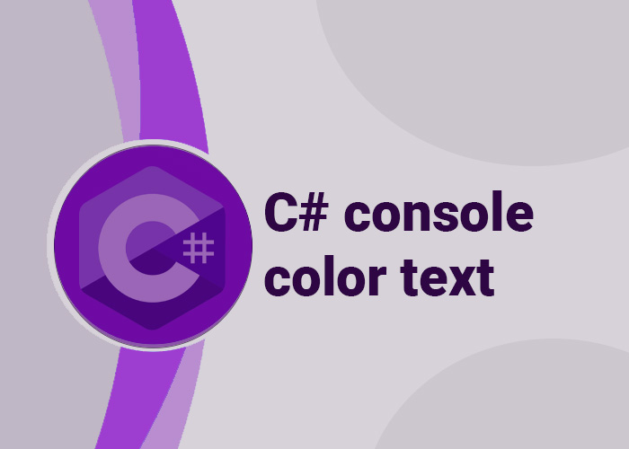 c# console color text